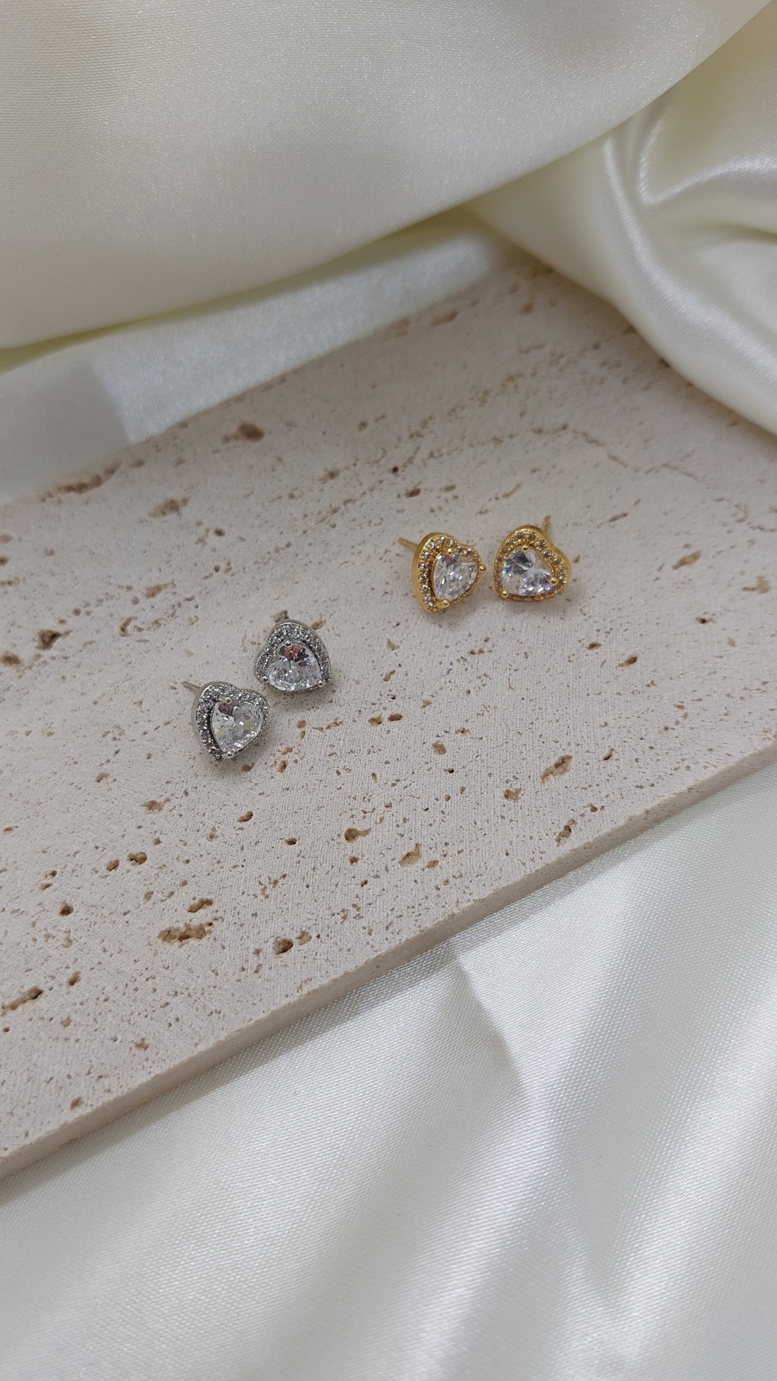 Orecchini "Heart love"