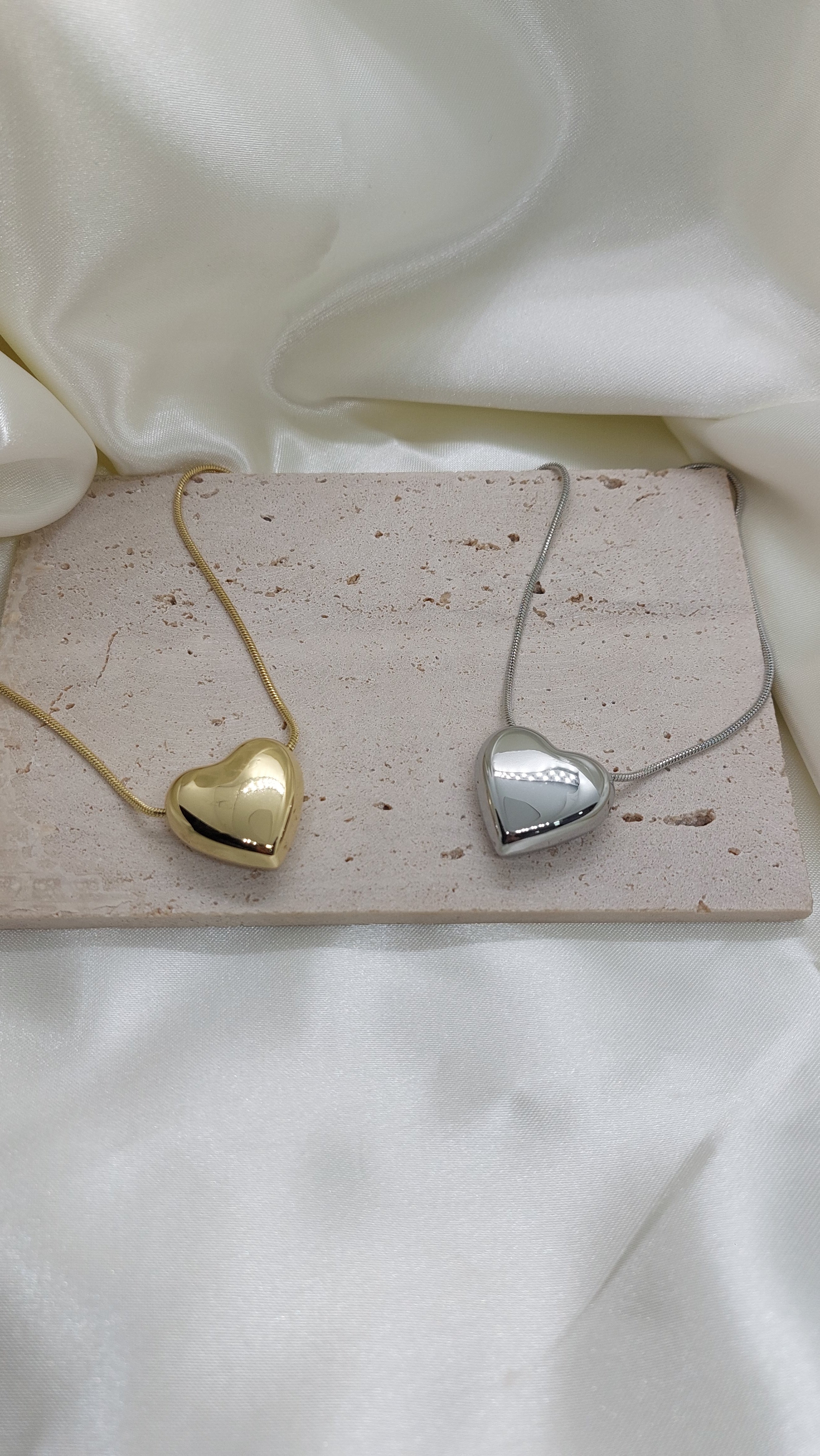 Collana cuore bomber