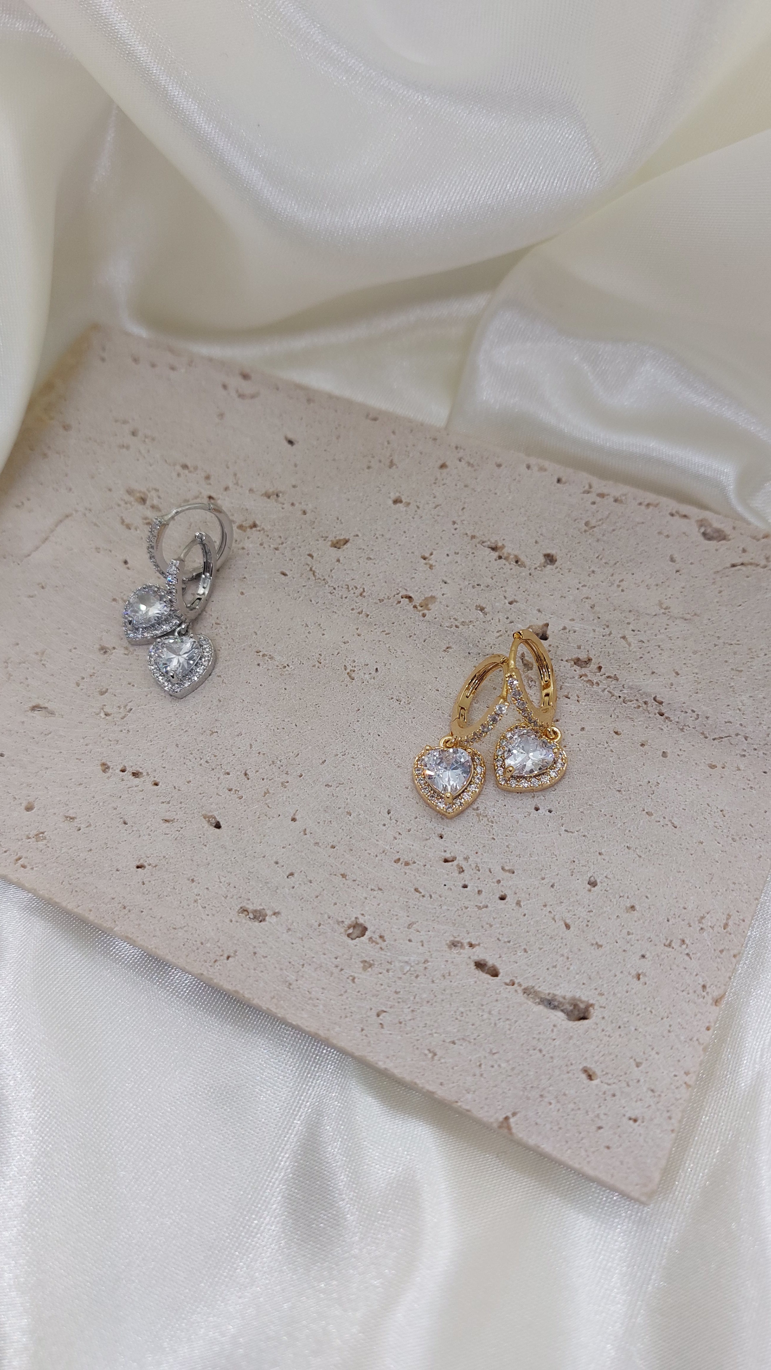 Orecchini cuore titanic